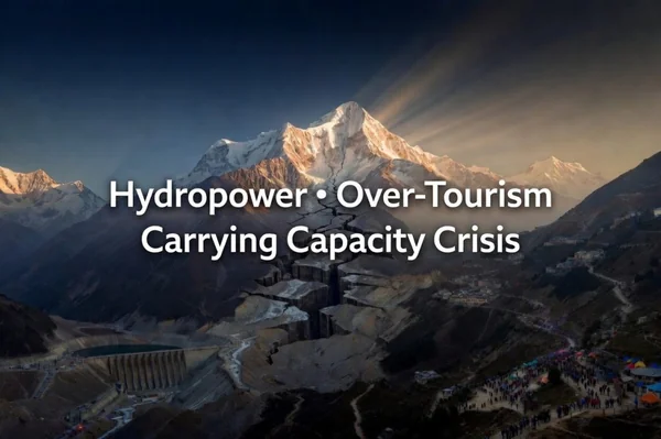 The Fractured Spine of the Himalaya: Balancing Hydropower Ambitions, Over-Tourism, and the Carrying Capacity Crisis - Featured Cover Image