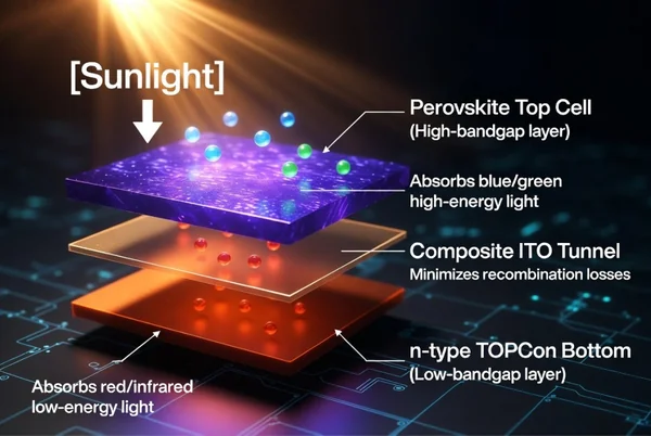The Efficiency Frontier: Why Perovskite-Silicon Tandems Are the Next Battleground for Solar Economics - Featured Cover Image