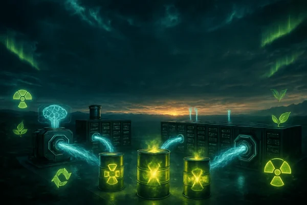 The Nuclear Renaissance: SMRs, AI Data Centers, and the Quest to Solve the Nuclear Waste Conundrum - Featured Cover Image