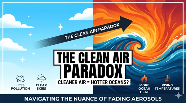 The Clean Air Paradox: Navigating the Nuance of Fading Aerosols and Surging Ocean Heat - Featured Cover Image
