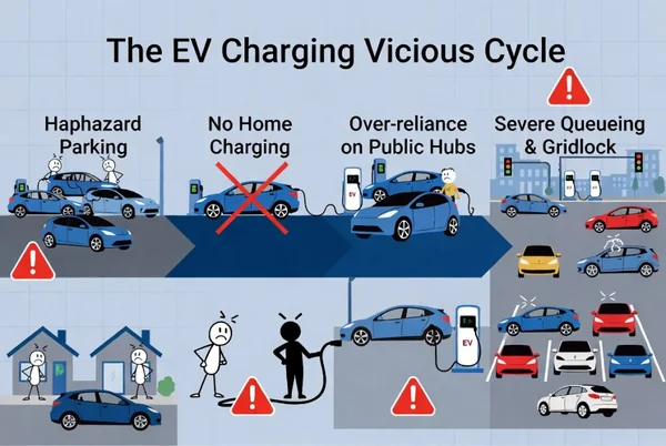 The Space-Power Paradox: Can Delhi’s Chaotic Streets Support the 100% EV Transition? - Featured Cover Image