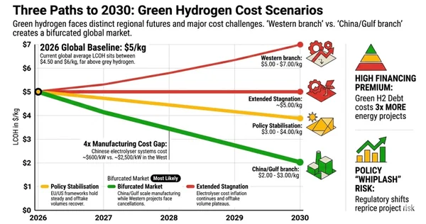 Redefining the Green Hydrogen Race: China’s Cost Dominance vs. India’s Pragmatic Pivot - Featured Cover Image