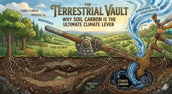 The Terrestrial Vault: Why Soil Carbon is the Ultimate Climate Lever - Featured Cover Image