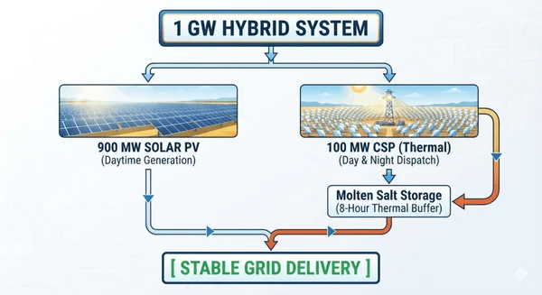 The End of the Lithium Monopoly: Why Xinjiang’s 1 GW Hybrid Solar Plant Signals the Dawn of a Diversified Grid - Featured Cover Image