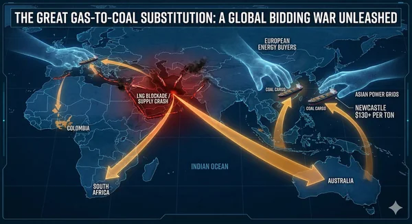 Read more about: The Great Reversal: How Middle East Volatility Resurrected King Coal